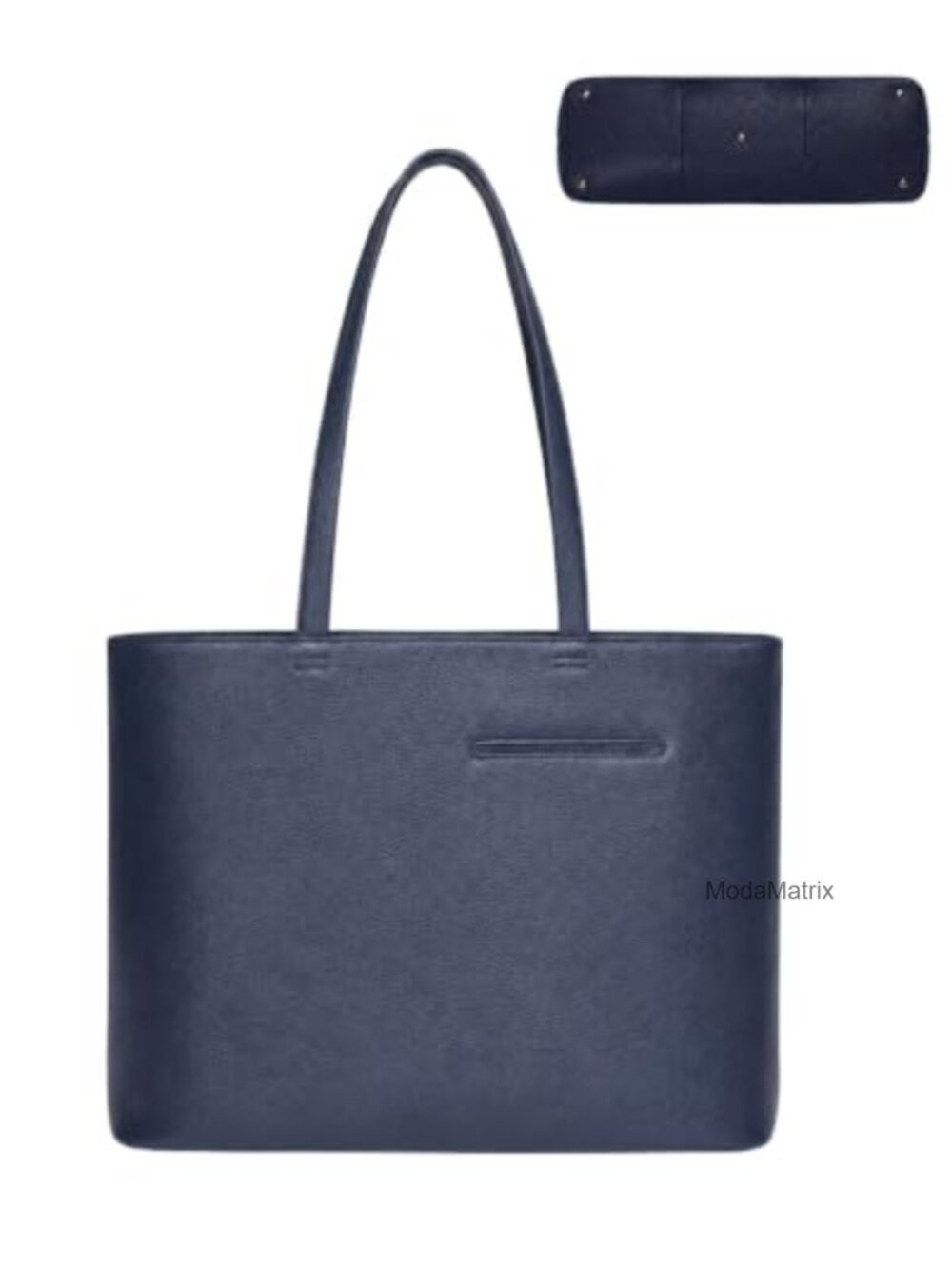 Pebble Grain Leather Tote Bag Full-Grain Cowhide Shoulder Bag Minimalist